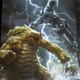 Illustration for article titled Caption These Giant Monsters, Win A Sweet Autographed Monsterpocalypse Poster